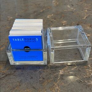 TableTopics Couples Card Set with Clear Holder